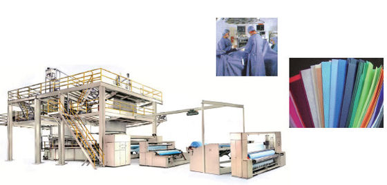 S SS SMS Pp Spunbond Non Woven Fabric Making Machine 1600mm 2400mm 3200mm